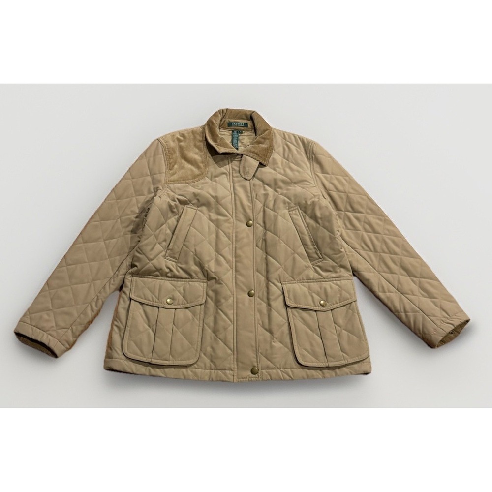 Polo Ralph Lauren Diamond Quilted Shooting Jacket Equestrian Riding Coat XL New